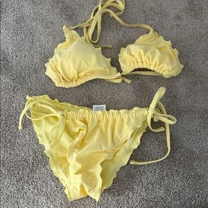 Wild Fable Light Yellow Bikini Bottom